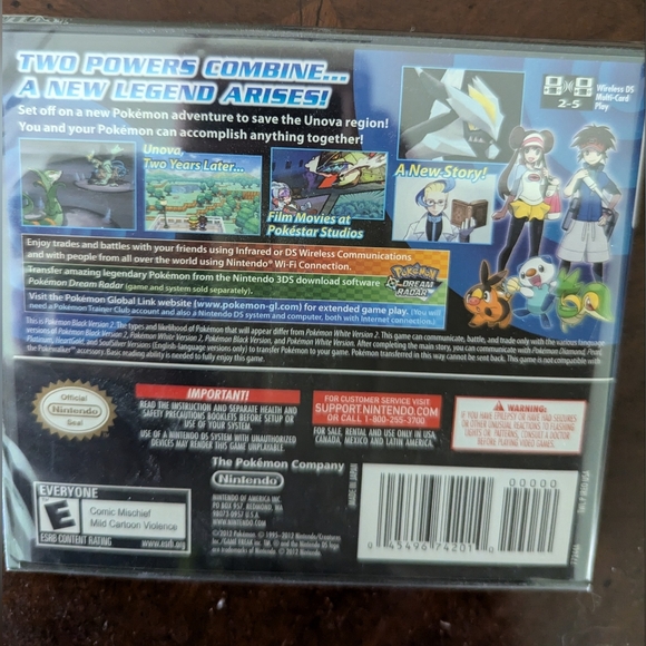 UNOPENED rare Pokemon Black 2 Nintendo DS - Picture 3 of 4